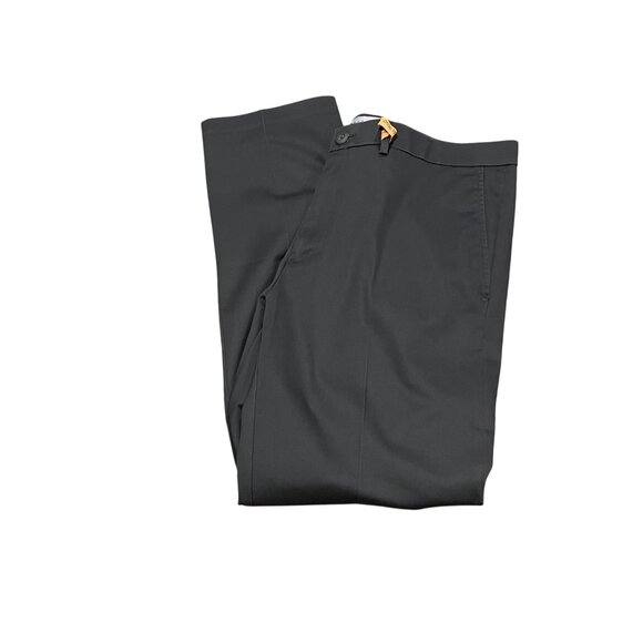 Haggar‎ Iron Free Premium Khaki Mens Pants 36 X 30 Gray Cotton Blend Flat Front - Picture 1 of 6